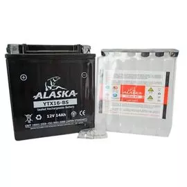 Аккумуляторная батарея ALASKA 14АЧ YTX16-BS 12V YTX16-BS