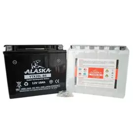 Аккумуляторная батарея ALASKA 18АЧ YTX20L-BS 12V YTX20L-BS