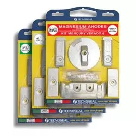 Аноды алюминиевые для Mercury Verado 6, Tecnoseal KITVERADO6AL