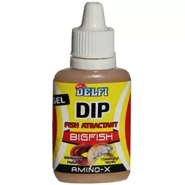 Аттрактант зимний DELFI DIP WINTER GEL BIGFISH (большая рыба, аромат червь, гаммарус, 20 мл) tr-245637