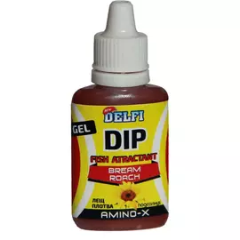 Аттрактант зимний DELFI DIP WINTER GEL BREAM-ROACH (лещ, плотва, аромат подсолнух, 20 мл) tr-245653
