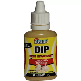 Аттрактант зимний DELFI DIP WINTER GEL CRUCIAN-ROACH (карась, плотва, аромат чеснок, 20 мл) tr-245655
