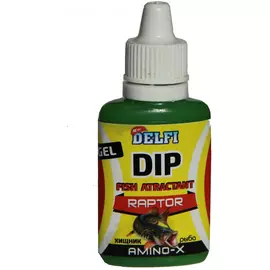 Аттрактант зимний DELFI DIP WINTER GEL RAPTOR (хищник, аромат рыба, 20 мл) tr-245657
