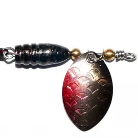 Блесна Вращ-прем Олимпик 1 (4гр Серебро-черноспин) чешуя (1149) Helios tr-126568