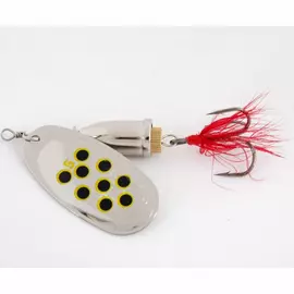 Блесна вращ. Gidra Bug Black №5, 15гр NI с мухой Premier (PR-SPRH12B-5NI-B) tr-153857