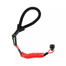 Чека для вм Sea-Doo с плавающим ремешком, черно-красная A7466