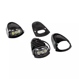 Фара носовая швартовная, светодиодная, черная, комплект 2 шт. 10252064