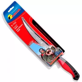 Филейный нож AQUA F-722 (лезвие 18 см, с чехлом в блистере) (F-722) (121615) tr-132419