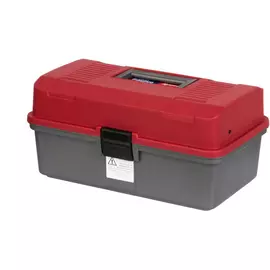 Fishing 2-tray box NISUS red (N-FB-2-R)/ Ящик рыболова двухполочный красный NISUS tr-234991