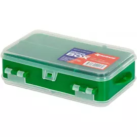 Fishing organizer box NISUS green (N-FBO-2S-G)/ Коробочка для оснастки двухсторонняя(зеленая) NISUS tr-235001