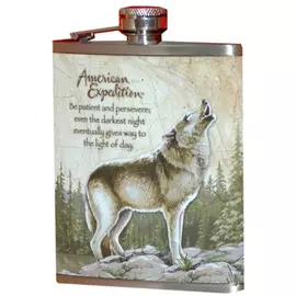 Фляжка Волк А01-1 210 мл.Тонар 116962