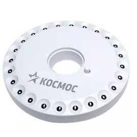 Фонарь кемпинговый светодиодный диск 3031 LED КОСМОС (24хLED4хАА) tr-18755