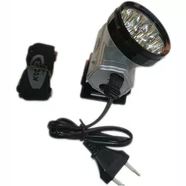 Фонарь налобный КОСМОС AccuH10LED, 10LED, 600Mah HI-MH, встроенное зарядное устройство tr-18749