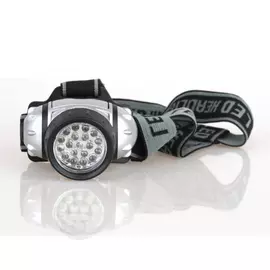 Фонарь Ultra Flash LED 5353 (фонарь налобный, металлик 19LED, 4 режима, 3*AAA, пласт. коробка) tr-121110