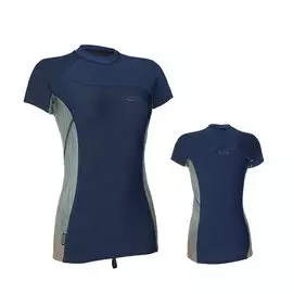 Футболка неопреновая женская ION Neo Top SS 2/1mm ZL blue 2016, 6/S tv-184-6-s