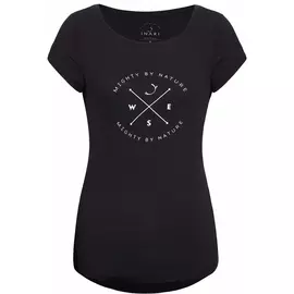 Футболка женская черная р-р S арт. I32-9321SS/BK-S INARI tr-196578