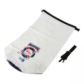 Гермомешок Marine 30л, ПВХ трикотаж, белый, доп.т-синий GM05B110B101L30M