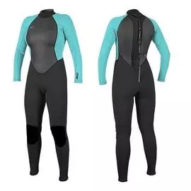 Гидрокостюм женский ONEILL Reactor-2 3/2mm BZ black/light aqua 2021, 4/XS tv-2291-4-xs