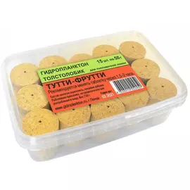 Гидропланктон 50г х 15шт. в контейнере 750г Тутти-Фрутти tr-230629