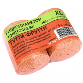 Гидропланктон 50г х 2шт. Тутти-Фрутти tr-230606