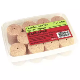 Гидропланктон 80г х 11шт. в контейнере 880г Барбарис tr-230669