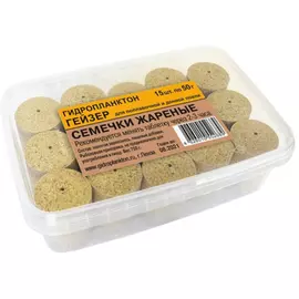 Гидропланктон гейзер 50г х 15шт. в контейнере 750г семечки жареные tr-230718