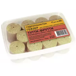 Гидропланктон Гейзер 80г х 11шт. в контейнере 880г Тутти-Фрутти tr-230744