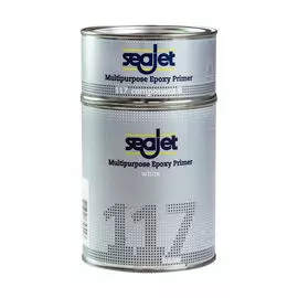 Грунтовка эпоксидная Seajet 117, универсальная, серебристо-серая, 1.0 л (new formula) SEAJET_117_grsil_1