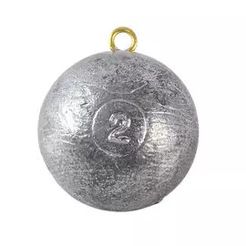 Грузило для даунриггера, шар свинцовый 2 lb (0.91 кг) gr0.91