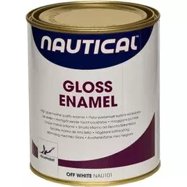 Эмаль глянцевая, грязно-белая, 0,75 л NAU101_750ML