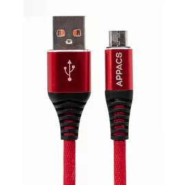 Кабель APPACS (рус.) AP03156m , microUSB, 5V/2.4A, 1 метр 6971252250403