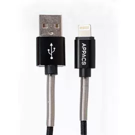 Кабель APPACS (рус.) AP03202i, lightning, 5V/2.4A, 1 метр 6971252251967