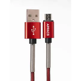 Кабель APPACS (рус.) AP03202m, microUSb, 5V/2.4A, 1 метр 6971252252155