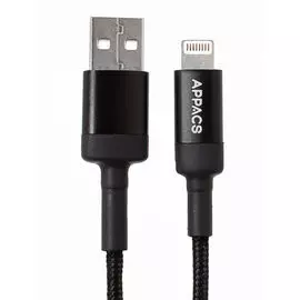 Кабель APPACS (рус.) AP03217i, lightning (for iPhone), 5V/2.4A, 1 метр 6971252252063