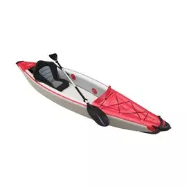 Каяк надувной одноместный 10.6', красный/серый Kayak201