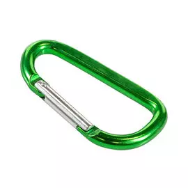 Карабин алюминиевый ассиметричный 8х80 мм 8493408