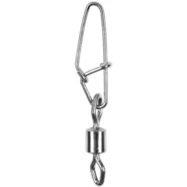 Карабин с Вертлюгом "Sprut" SS-44 BN #6/10kg (Diamond Eye Rolling Swivel w New Hooked Snap) 1упак*6 tr-233802