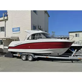 Катер HAMMERTONE 25 HT, белый с бордовой полосой H25HT_WR(VIN250821481010)