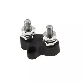 Клемма-штифт двойная, M8, черная BF412M8