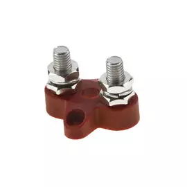 Клемма-штифт двойная, M8, красная BF412RM8