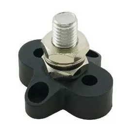 Клемма-штифт одинарная, M6, черная/черная MR14399