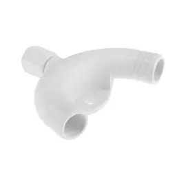 Колено 19 мм пластиковое с вентиляцией 15424