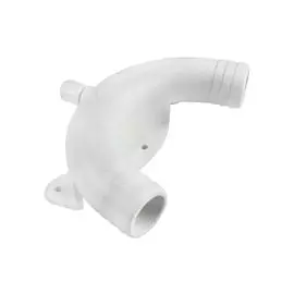 Колено 38 мм пластиковое с вентиляцией 15425