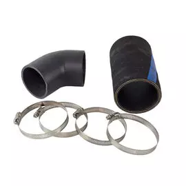 Колено выхлопа с патрубками вход 3" выход 3" наклон 45, OSCO CRR45X3