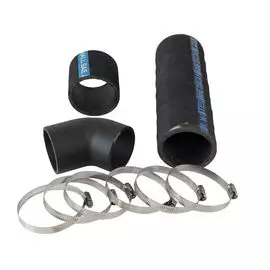 Колено выхлопа с патрубками вход 3" выход 3" наклон 45 VP, OSCO CRRVP