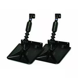Комплект транцевых плит Nauticus серии SX, цвет черный, размер 9.5"х10" SX9510-40BL