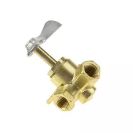 Кран топливный 3-х позиционный латунный, 1/4" 2560713500
