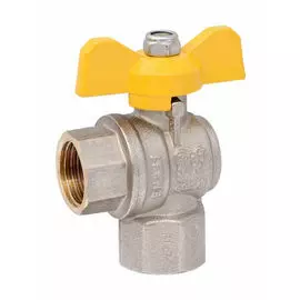 Кран угловой шаровой латунь, никель 1/2" ball_valve_1/2