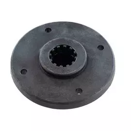 Крепление подставки под удочку врезное круглое, черное CFMT103