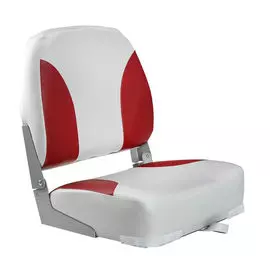 Кресло мягкое складное Classic, обивка винил, цвет серый/красный, Marine Rocket 75102GR-MR